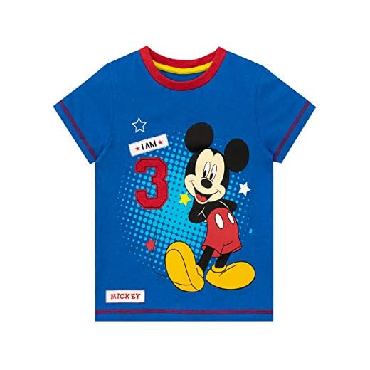 Disney Pojkar T-shirt Musse Pigg, BLÅ, 2-3 År