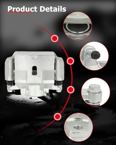 Image of cciyu 18B4910A 18B4911A Front Left & Right Brake Calipers With Bracket For Chevy For Malibu,For Pontiac For G6 /For Solstice,For Saturn For Aura /For Sky