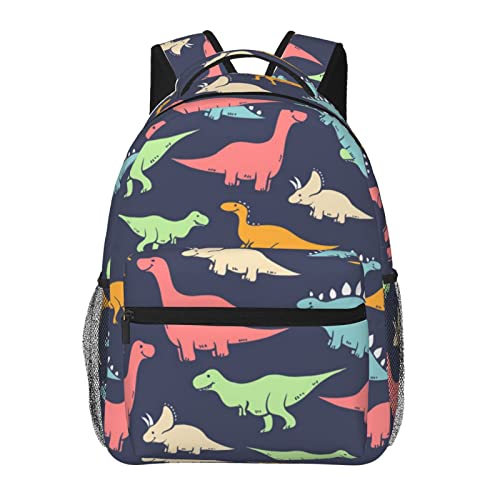 Sac à dos dinosaure noir pour les voyageurs et navetteurs urbains actifs