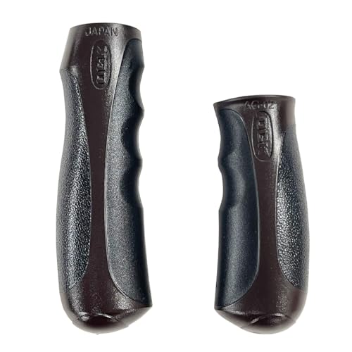 OGK Giken AG-021 Grip Long/Half Dark Brown/Black for Bicycles