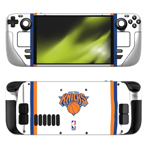 Autocollant New York Knicks pour Steam Deck OLED : skin vinyle blanc NBA