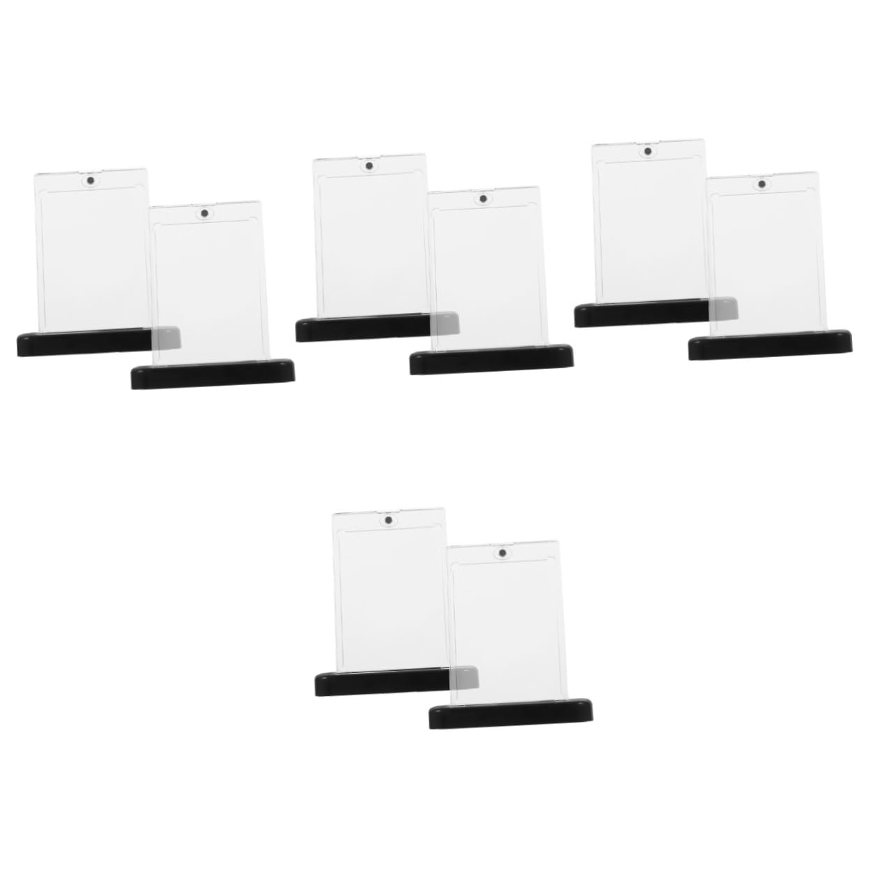 ifundom 8sets Supporti Magnetici Per Carte Da Gioco Con Custodie Trasparenti e Base Protettori Per Carte Collezionabili Adatti Per Collezionisti e Giocatori