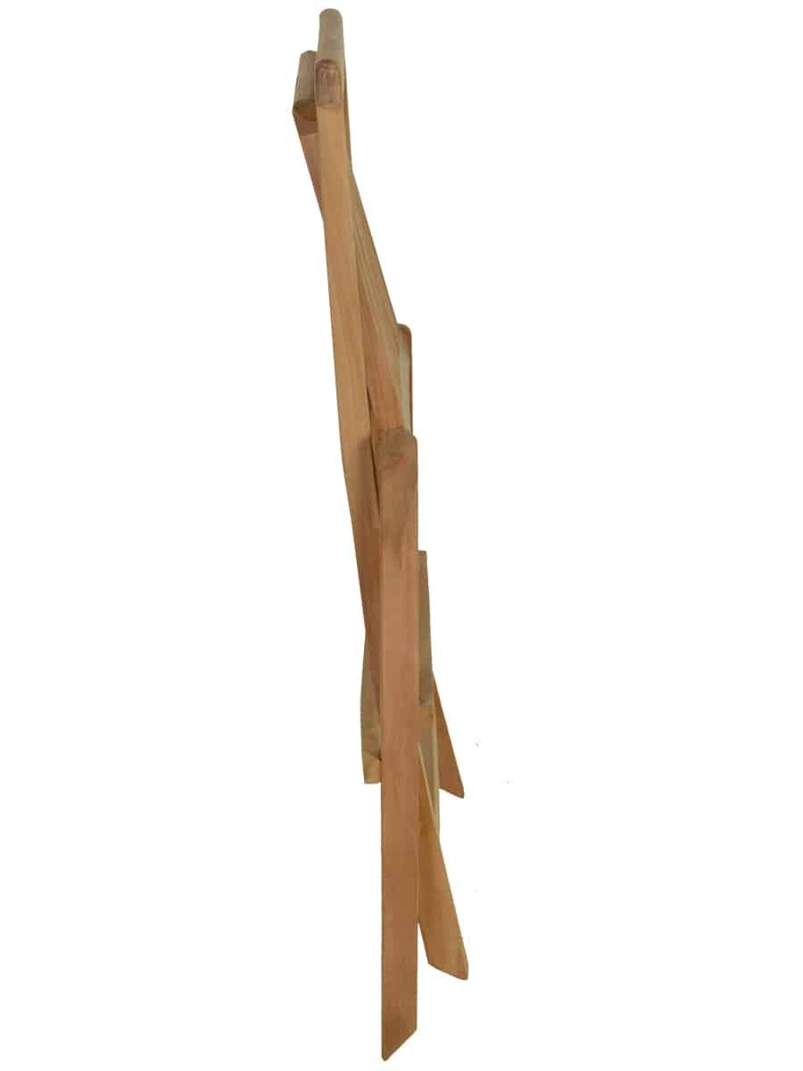 Gartenbank 90 cm Gartenmöbel Outdoor Modern Massivholz Teak Braun
