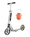 Aluminio de alta calidad. Hudora BigWheel 205 - Patinete plegable con tecnología RX Pro