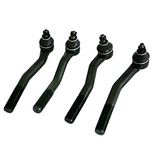 Motorman 4 Pcs (1) Es3472+(1) Es3473+(1) Es3474+(1) Es3475 Front Steering Set - Inner And Outer Tie Rod Ends For 1999-2004 Jeep Grand Cherokee #TOP9