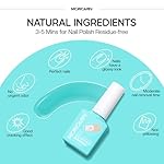 Morovan Gel Nail Polish Remover: Easy Remove Gel Polish Natural Formula Portable Kit with Cuticle Pusher & Scraper No Soaking or Wrapping - Image 5