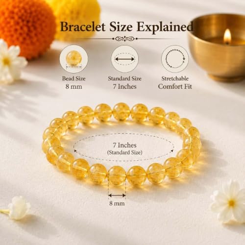 Image of Beaded Bracelet for Men & Women | Stretchable Handmade Prayer Meditation Yoga Wrist Bracelet | Stylish Everyday Wear | Free Size