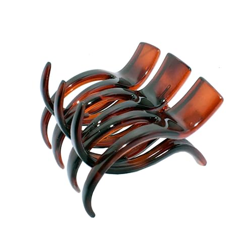 Pince à cheveux large style bohème pour coiffure été coquillage