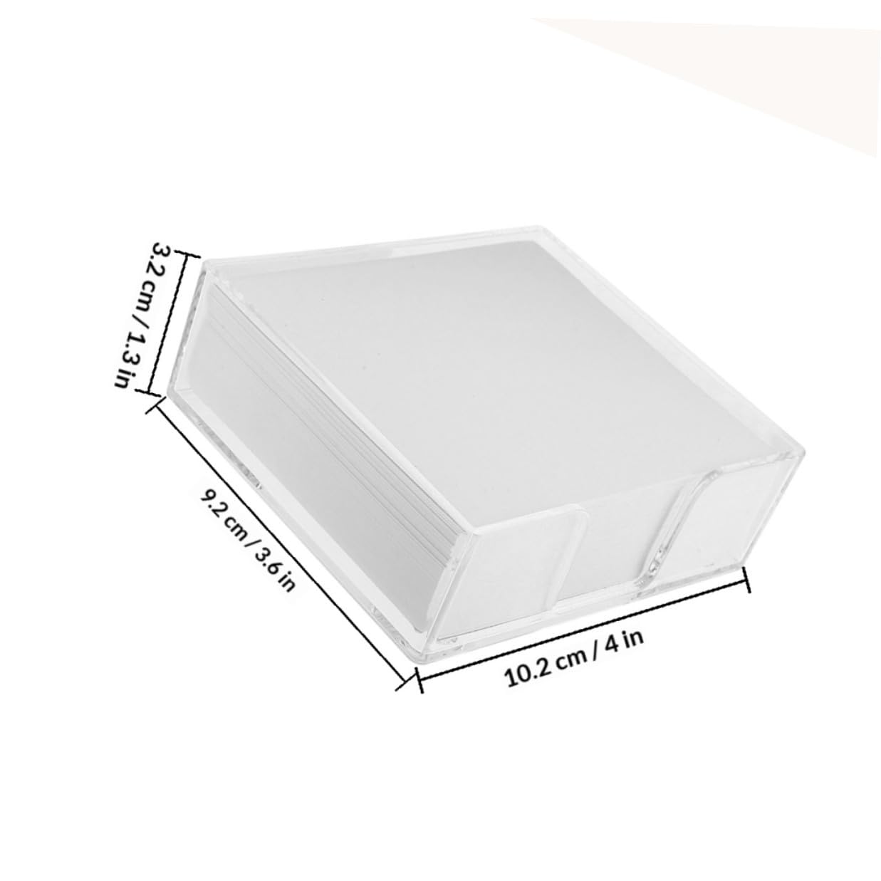 Ciieeo Memo Paper Cube 2pcs Box Office Note Paper Portable Students Blank Writing Memo Pads Practical Reminder Notes for School and Work