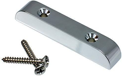 Hipshot Bass Thumbrest, Chrome Plated Brass