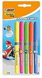 marcadores bic marking 36 precio Su punta biselada es modulable: permite resaltar con un trazo grueso e intenso o resaltar con un trazo más fino.