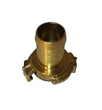NRV-Outdoorbedarf Schnellkupplung aus Messing mit Schlauchtülle, 1" bzw. 25mm