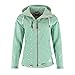 Produktbild Dry Fashion Damen Softshell-Jacke Niebüll - Outdoorjacke Funktionsjacke mit verstellbarer und abnehmbarer Kapuze Windabweisend Wasserabweisend in Lindgrün Größe 40