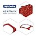 RT-TCZ for Renegade Gear Shift Panel Cover Trim Red for Jeep Renegade 2015 2016 2017 Red Interior Accessories