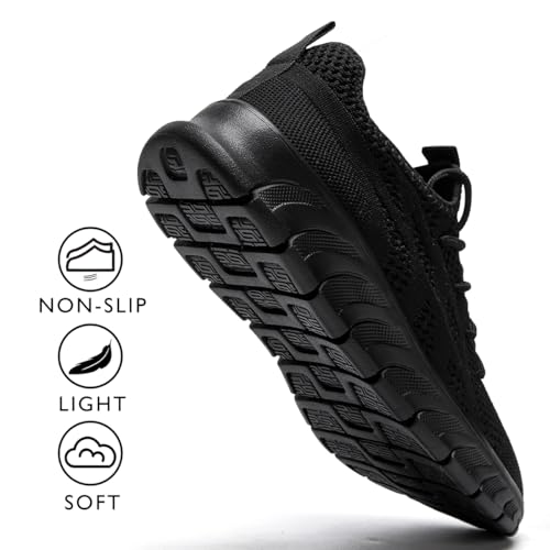 Image of Mens Running Tennis Casual Walking Shoes Fashion Athletic Gym Sports Sneakers for Men Breathable Lightweight Comfortable Shoes