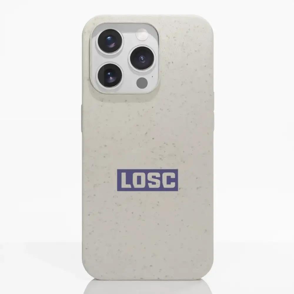 Coque iPhone 16 Pro LOSC blanche idéale au stade comme au quotidien
