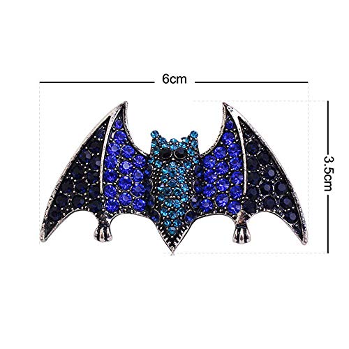 BinaryABC Halloween Bat Brooch Pins Demon Brooch,Halloween Party Favors Decorations Supplies2