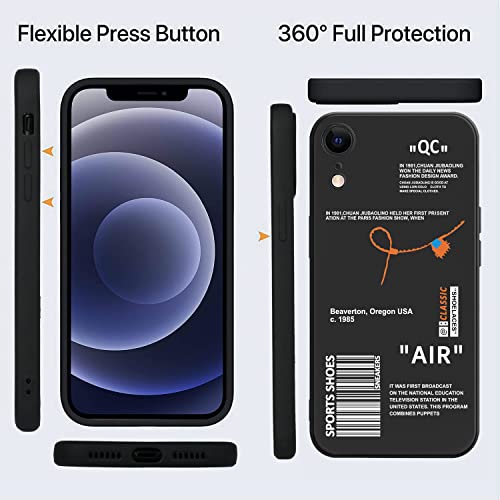 Hhiira Sports Shoes Phone Case Designed For Iphone Xr Case, Basketball Phone Case For Men Boys Teens Girls Women,Soft Tpu Sneakers Funny Patterns Protective Iphone Case For Iphone Xr 6.1" Black #TOP1