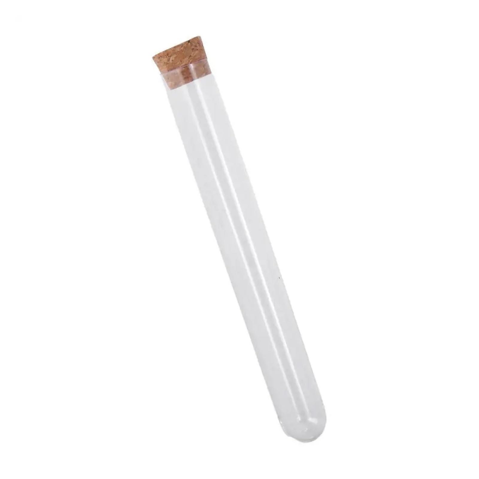 yingyingjia Decorazioni for espositori di campioni con tappi di sughero, provette di plastica con base rotonda, contenitore for esperimenti scientifici(20x150mm-10pcs)