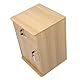 lyrlody Rollbarer Aktenschrank mit Schloss, Untertisch-Archivschrank mit Rädern Abschließbar Rollcontainer, für Aufbewahrung unter dem Schreibtisch 37 * 34 * 59CM (Eichenfarbe)