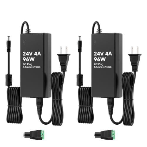 Image of BTF-LIGHTING DC24V 4A 96W LED Driver 2 Pack, Class 2 Transformer
