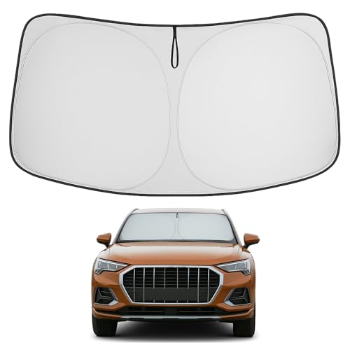 Proadsy Windshield Sun Shade for Audi Q3 2019-2025 2026 Foldable Front Sunshade Protector Sun Visor...
