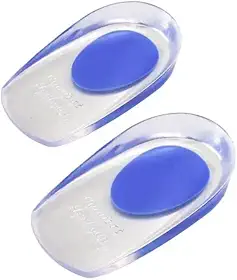 Palmilha Ortopédica Silicone Gel Protetora de Calcanhar Calçado Sapato Conforto e Alívio de Dor Calcanheira Em Gel Para Esporão De Calcâneo E Esporte, Tamanho Único, PREMIUM