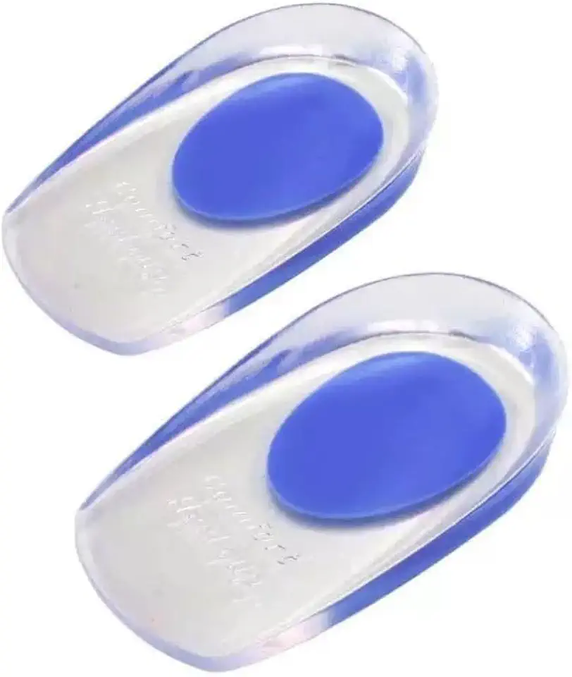 Palmilha Ortopédica Silicone Gel Protetora de Calcanhar Calçado Sapato Conforto e Alívio de Dor Calcanheira Em Gel Para Esporão De Calcâneo E Esporte, Tamanho Único, PREMIUM