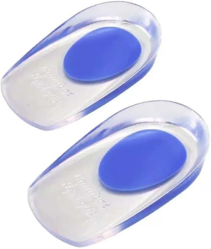 Palmilha Ortopédica Silicone Gel Protetora de Calcanhar Calçado Sapato Conforto e Alívio de Dor Calcanheira Em Gel Para Esporão De Calcâneo E Esporte, Tamanho Único, PREMIUM