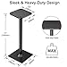 ELIVED Universal Speaker Stand Pair, 31 Inch Height Bookshelf Speaker Stands for Satellite Speaker Large Speaker Up to 22 lbs, Surround Sound Speaker Stand with Cable Management, Black, YD5022