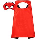 Aodai Halloween Costumes and Dress up for kids - Spiderman boy Costume Cape and Mask