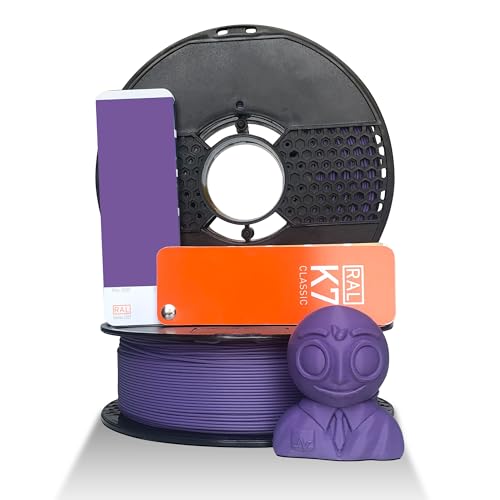Image of NFIL3D 1KG Net Turbo Finish PLA+ Purple 3D Printer Filament | Filaments for 3D Printer| 1.75mm| Accuracy + /- 0.015mm | 1000g 3D Filament, 250g Spool, 350g Packaging Weight (Total Weight 1.6KG)