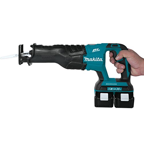 Makita Xrj06Pt 18V X2 Lxt Lithium-Ion (36V) Brushless Cordless Recipro Saw Kit (5.0Ah) #TOP2