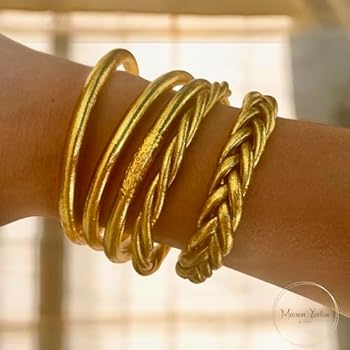 Yvelise Boeddhistische armband - Damesarmband met mat metalen