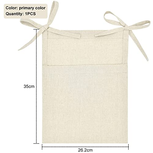 Baby Crib Storage Bag,Organizer Baby Crib,Organizer for Crib Baby Crib,Hanging Diapers Kids Toys,Baby Crib Cabin Bedside Storage Bag Bed Linen Hanging Pocket Baby Room Nursery Cot Caddy Bed Organizer - Image 2