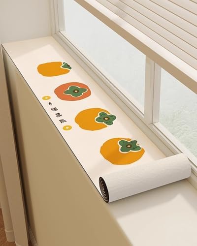 Waterproof Non-Slip Window Sill Mat, 72" Cushion Protector for Pets & Plants, Anti-Scratch, Ideal for Office & Bedroom Use, Durable and Easy to Clean