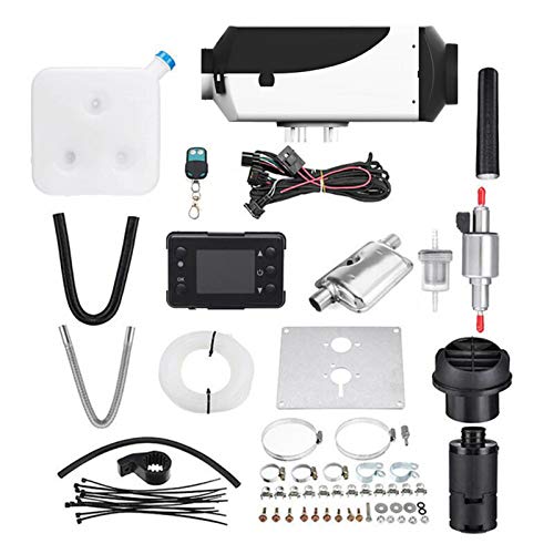 Aquecedor de carro 12V/24V, aquecedor a diesel de 5KW aquecedor de estacionamento com monitor LCD de