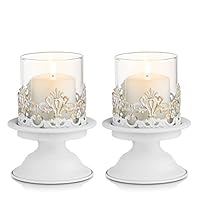 Sziqiqi 10pcs Gouden Kandelaars Voor Bruiloft Tafel Centerpiece 30cm - Orkaan Kandelaars Voor Kaarslicht Diner Decoratieve Orkaan Kandelaar Voor Open Haard Mantel Diner Tafel Decor