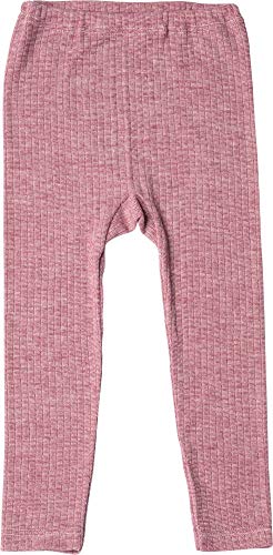 Legging long enfant Cosilana bordeaux en laine et soie | Chaleur saine