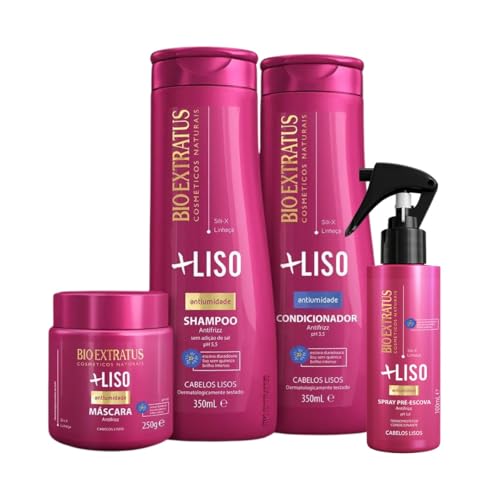 Kit Bio Extratus Mais Liso Pos Progressiva Hidratante 4-Produtos