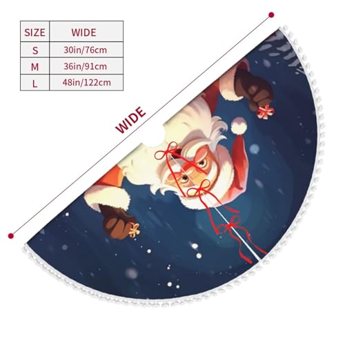 Jupe de sapin de Noël 121 cm de qualité supérieure pour décoration - 3