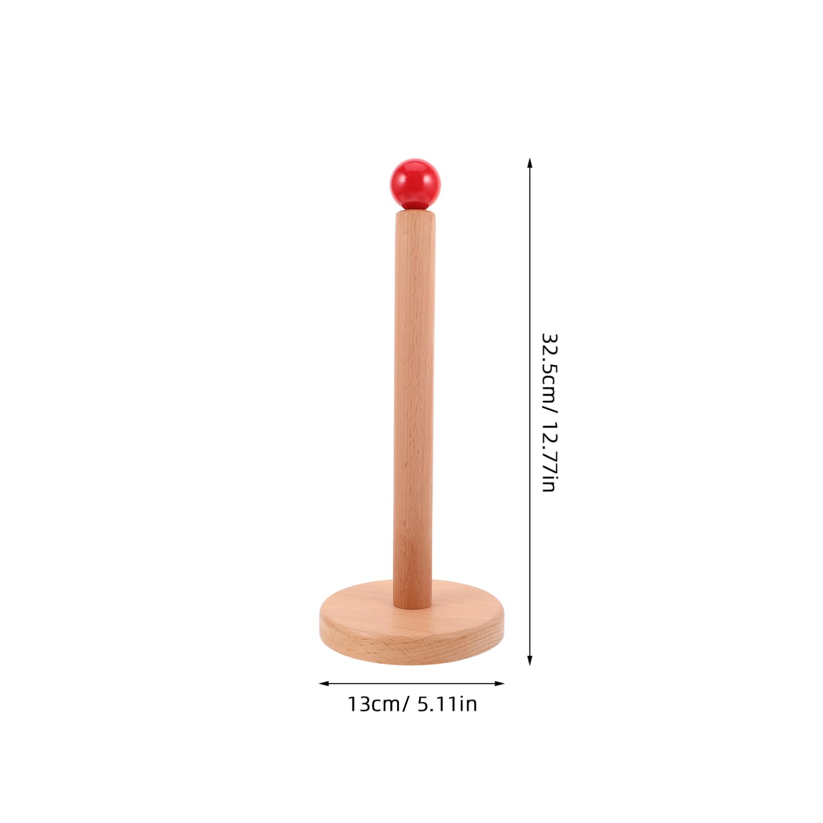 Healeved Solid Wood Hair Accessories Holder Elegant Desktop Scrunchies Organizer with Capacity Stylish Hair Ties and Headband Storage Rack for Home and Vanity Decor