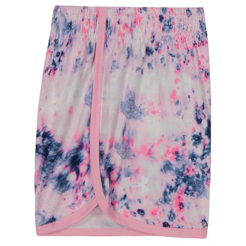 Image of Under Armour Girl's 2-Piece Short Sleeve Graphic Tee and Shorts Set, Outdoor Collection