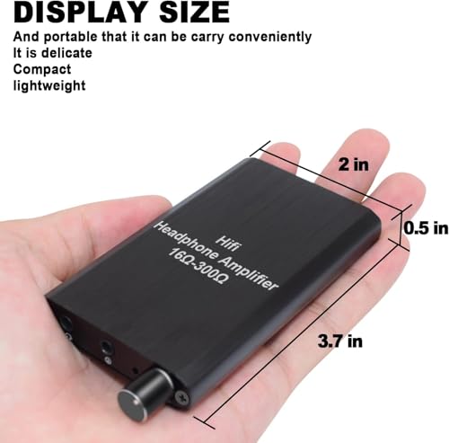 Image of Headphone Amplifier - Portable Headphone amp 3.5mm Stereo Audio Out- Powered Dual-Output with Lithium Battery for iPhone, iPod, iPad,MP3,MP4 and Computers