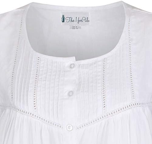 The 1 for U Naomi 100% Cotton Sleeveless Nightgowns for Women - XS - 3X - Image 4