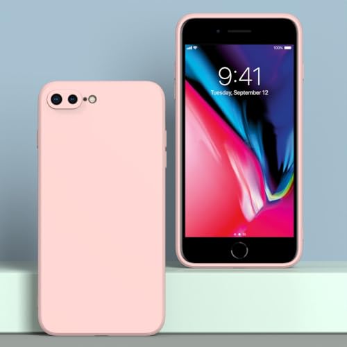 Image of for iPhone 8 Plus Case Pink, Scratch Resistant with Soft Touch, Slim Thin Phone Cover for iPhone 7 Plus 5.5 inch