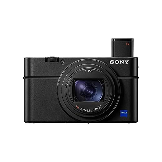 Sony DSC-RX100M7 Compacte digitale camera, premium (1,0 inch sensor, hoge AF-prestaties, 4K HDR, prestatiesnelheid 20 fps), zwart