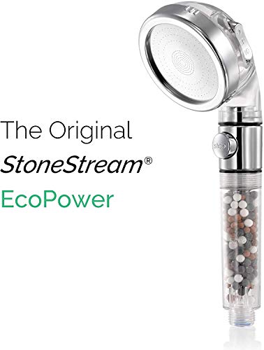 Original Stonestream® Ecopower Shower Head System — Handheld Showerhead Replacement Stones #TOP5