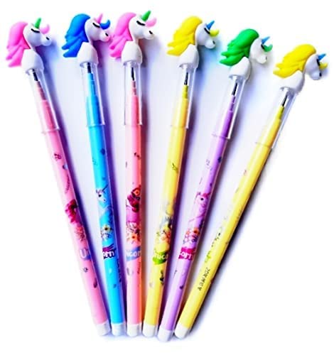 Krupasadhya Cute Magical Unicorn design lead pencils for girls & boys/Birthday party school supply/Quality fancy dark pencils for smooth writing