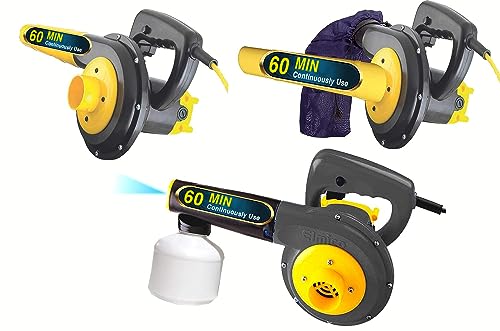 Image of Elmico 700W Wet & Dry air Blower Cum Mist Sprayer /Water Sprayer Blower /continuously 60 min use /100% Copper Armature